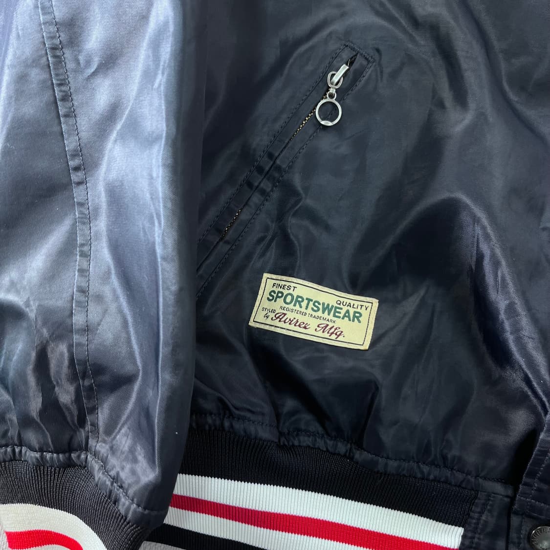 100 아비렉스 나일론 바시티 자켓 상품이미지4