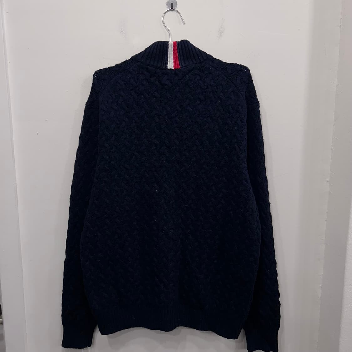 타미힐피거 헤비울 코튼 꽈배기 터틀넥 니트 상품이미지5