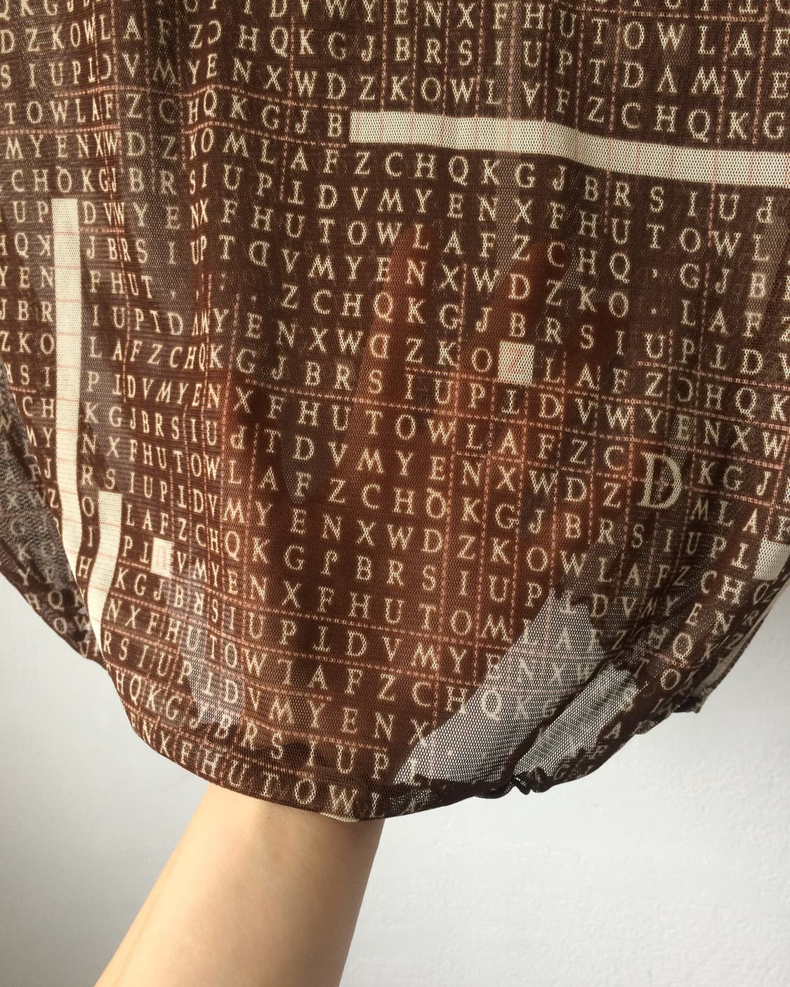 Word puzzle point mesh top 상품이미지4