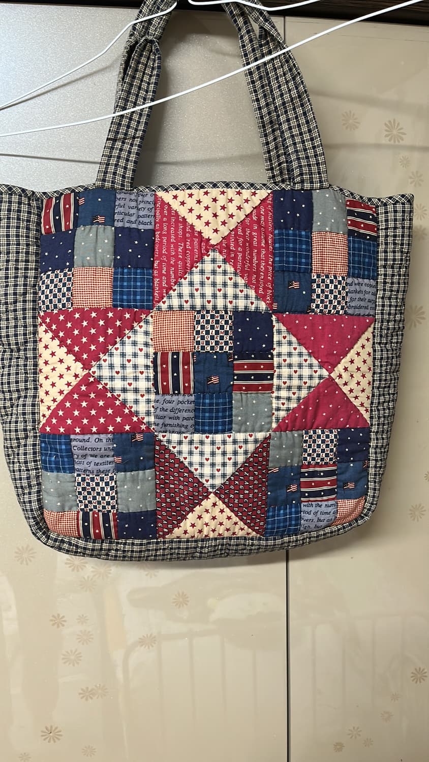 퀄트 큰 가방 상품이미지1