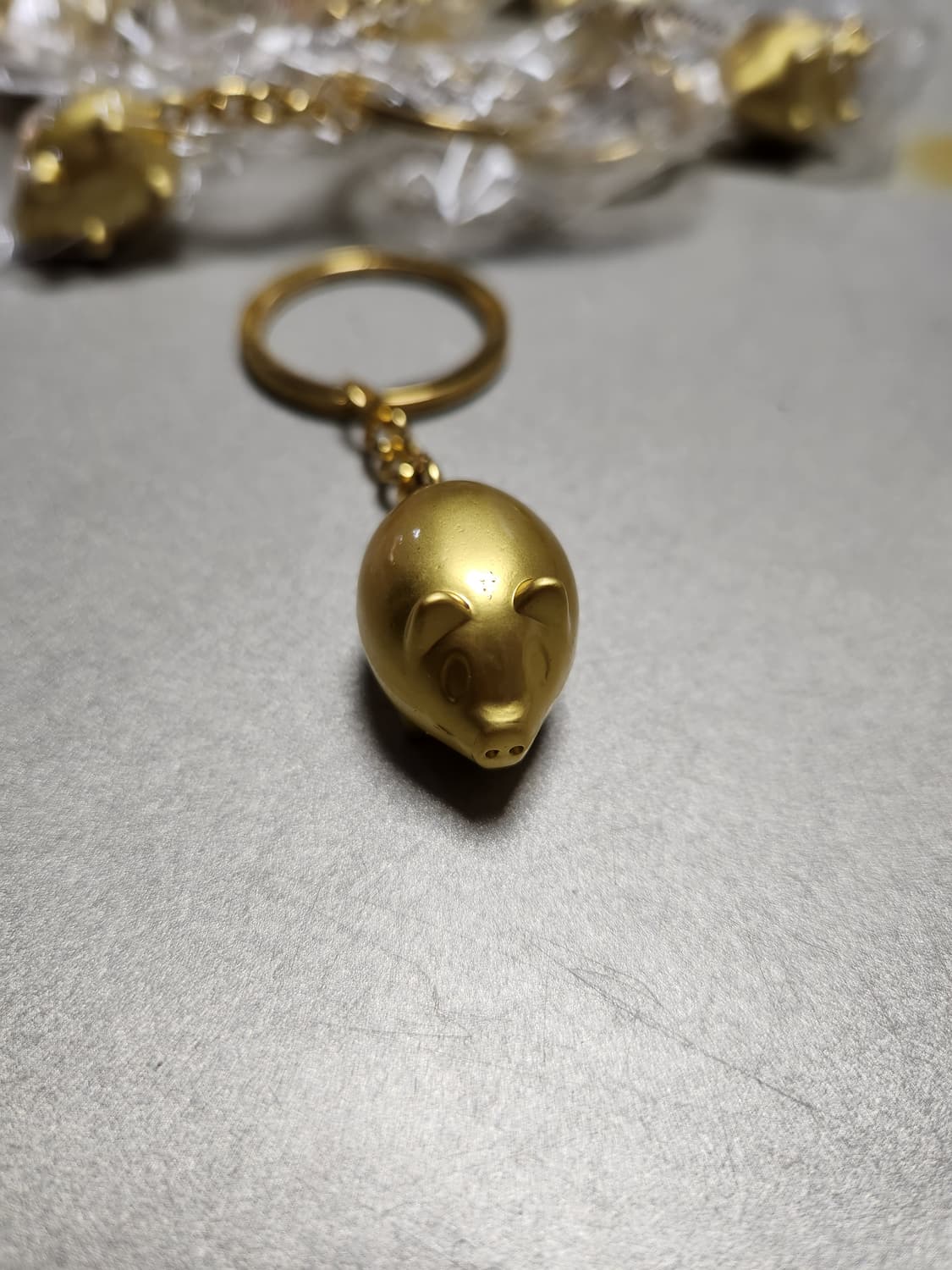 새것)금색 복돼지 열쇠고리 14개 일괄 상품이미지2