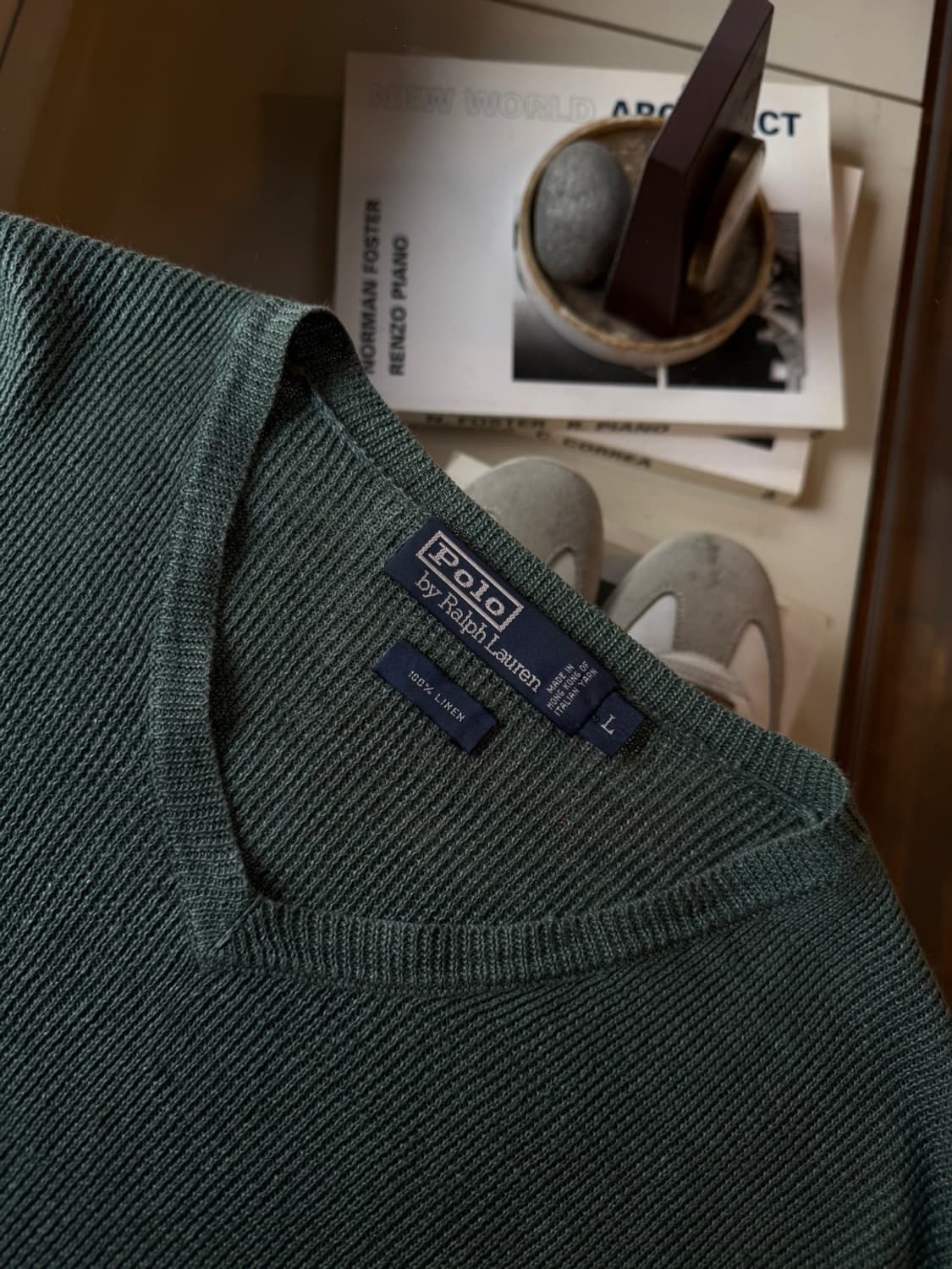 폴로 랄프로렌 리넨 100% 니트 100~105 상품이미지7