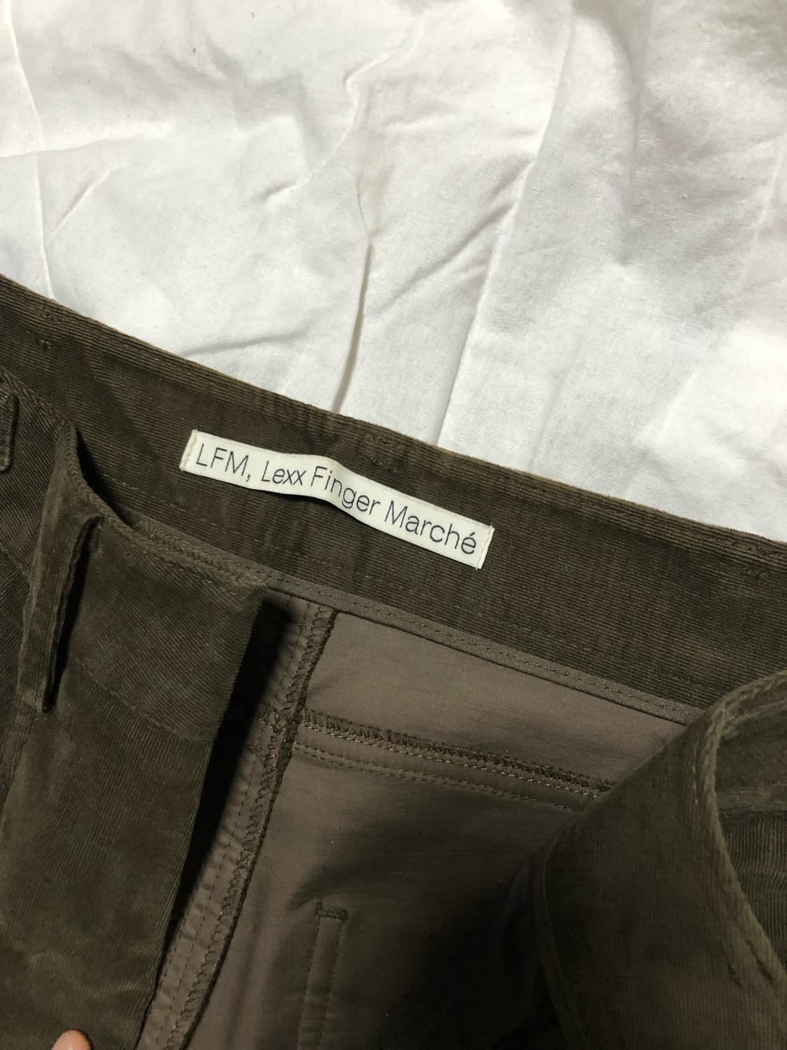 1) LFM 카키브라운 코듀로이 팬츠 상품이미지1