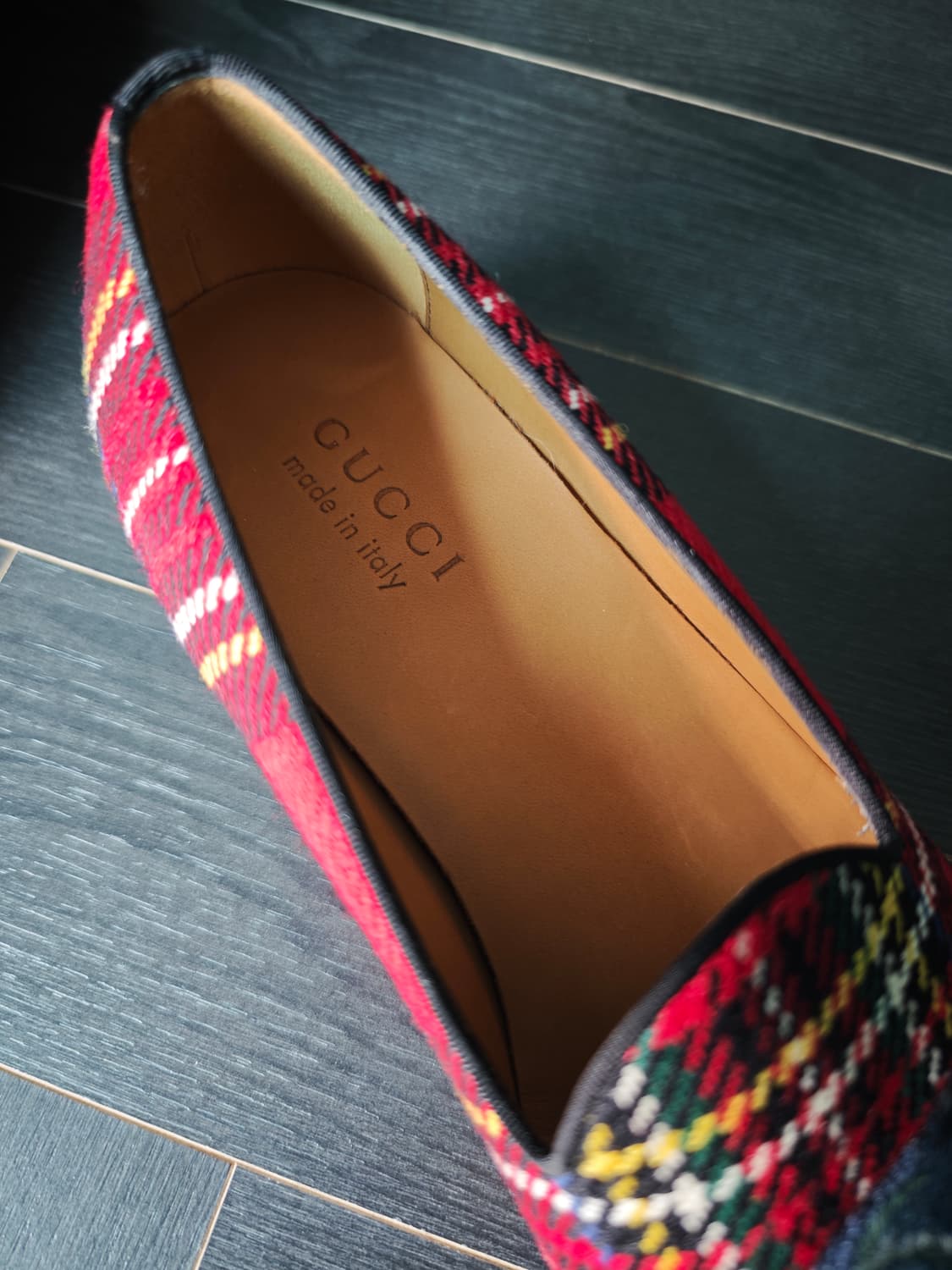 구찌 타탄 울프 로퍼(새상품) 상품이미지5