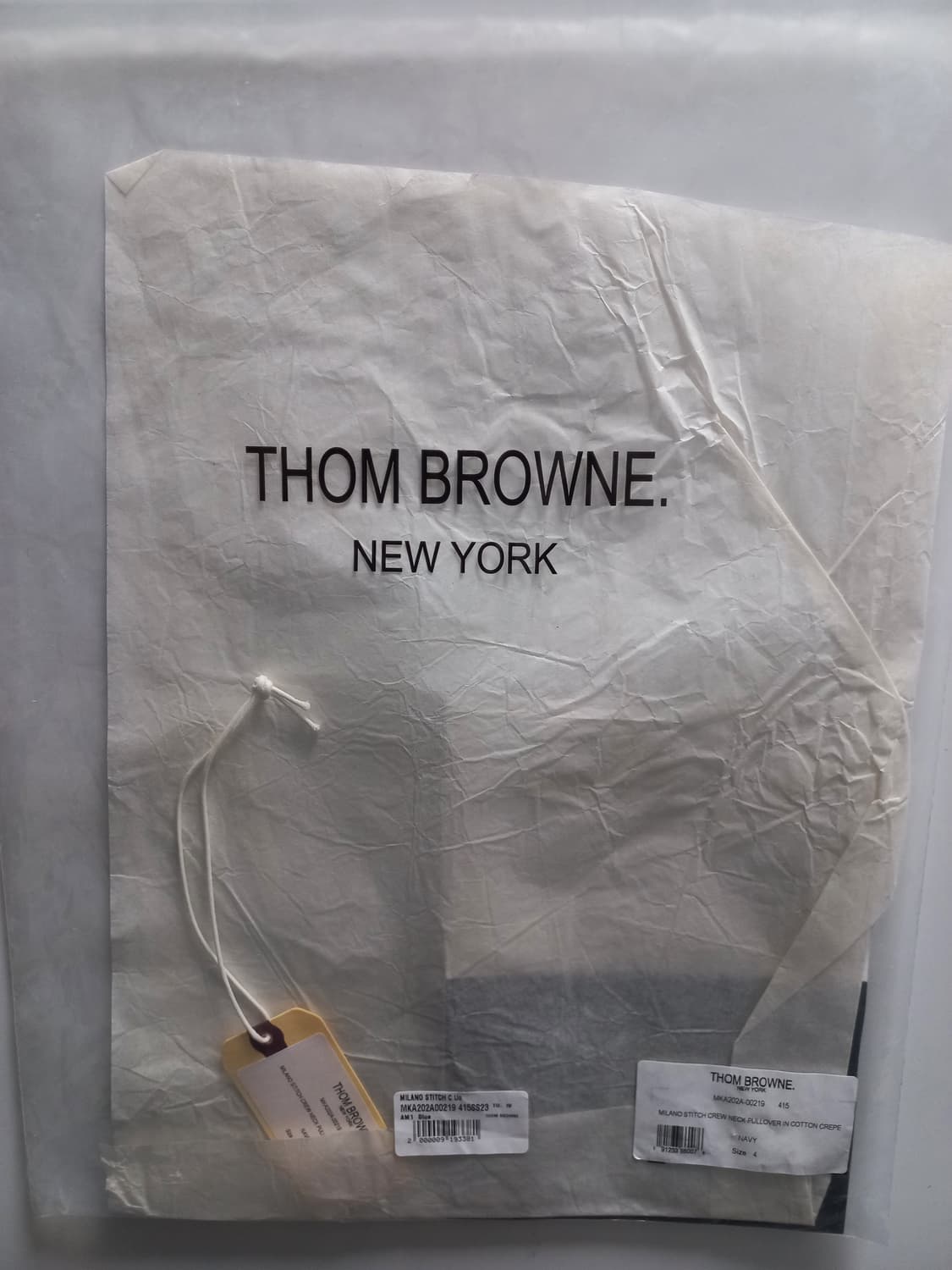 [4 택,비닐포함]톰브라운 금장 니트 상품이미지9