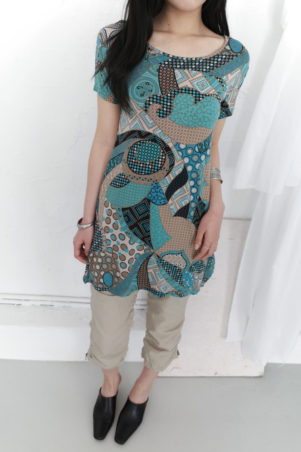 corso rosso) ethnic flared half T  상품이미지5