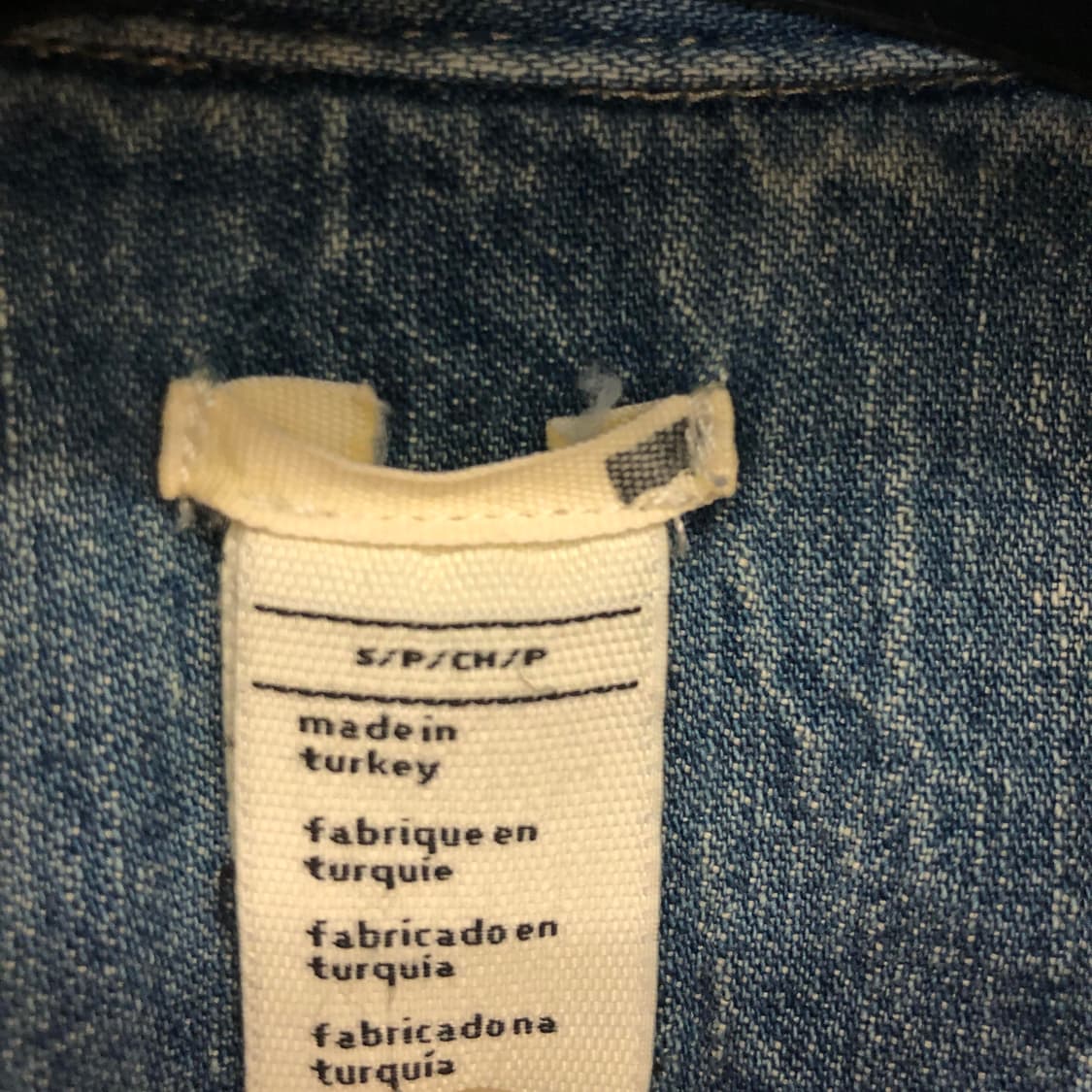 리바이스 웨스턴 데님셔츠 S 스냅단추 상품이미지5