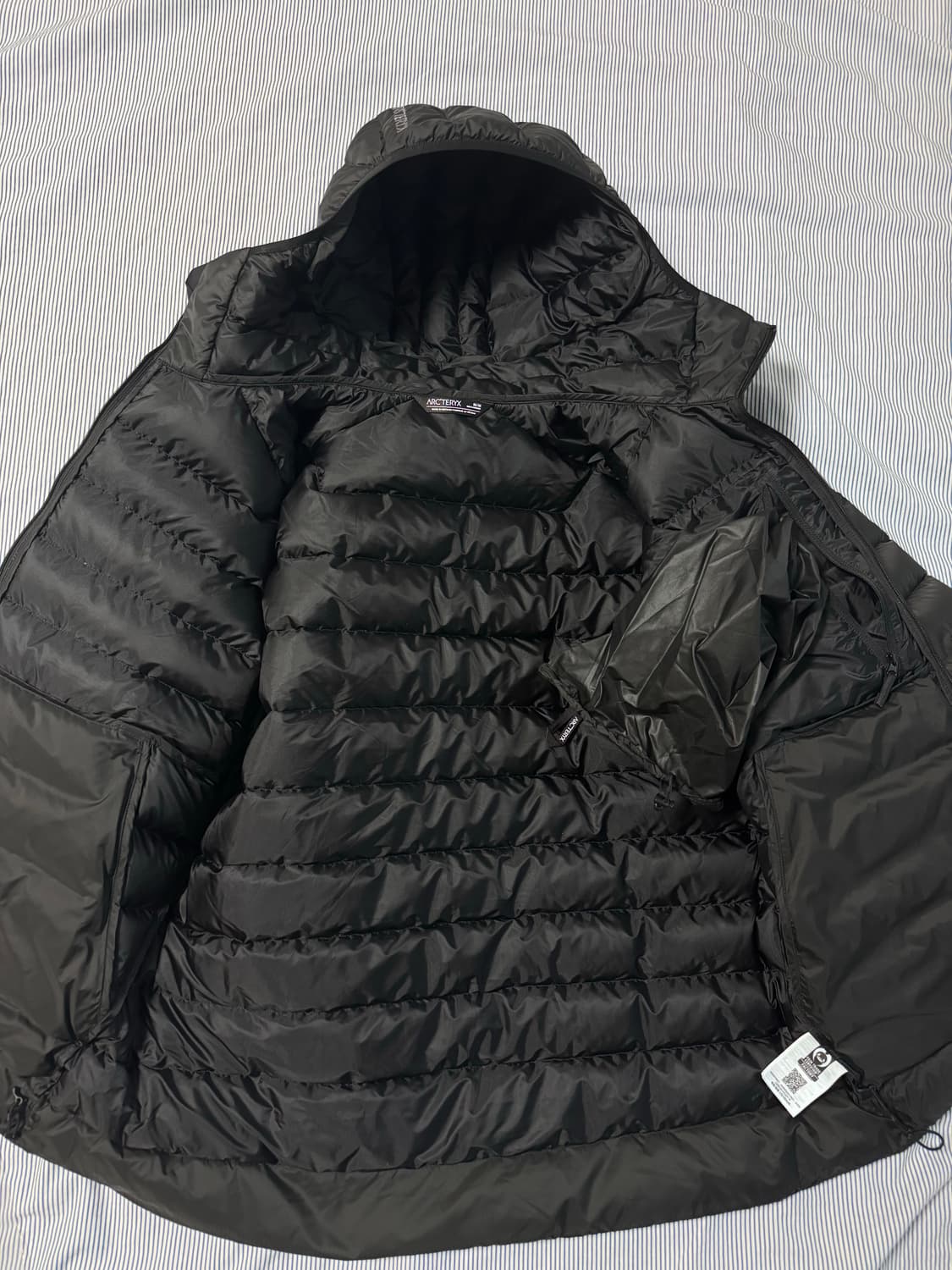 (크림/풀구성) 25fw 아크테릭스 세륨 후디 블랙 M 상품이미지9