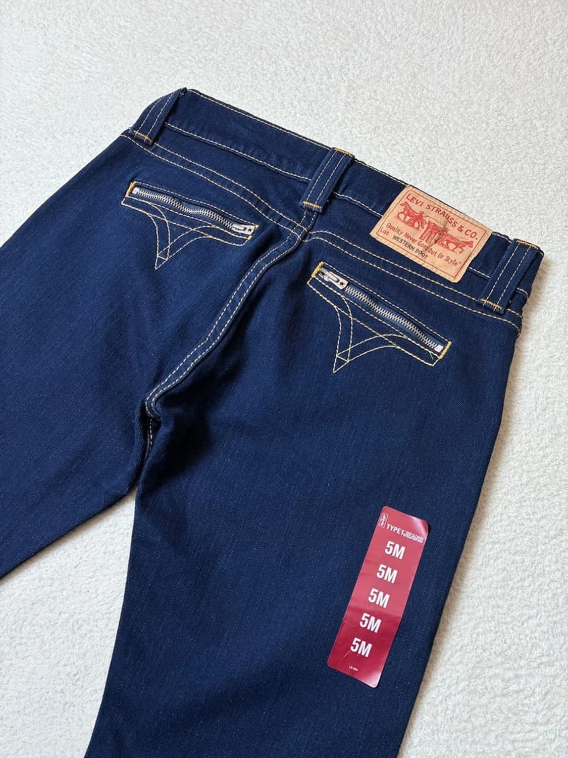 리바이스 00s 로우라이즈 타입1  부츠컷 데님 팬츠 PN6640    상품이미지6