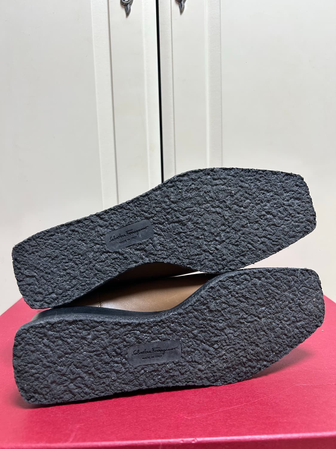 페라가모 스퀘어토 첼시부츠 (7D/245사이즈) 상품이미지5