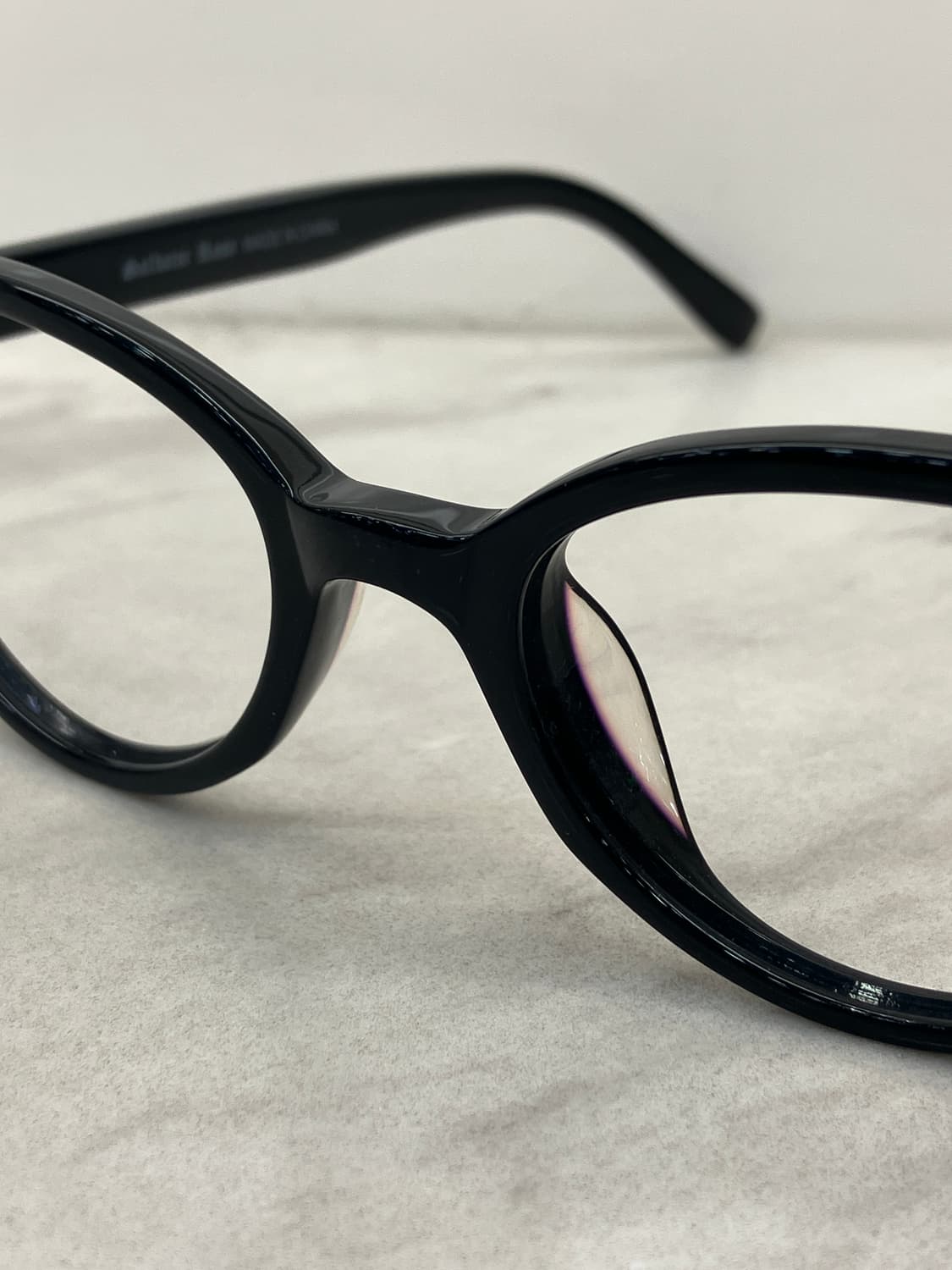 살바토르 로사 Salbator Rosa 블랙 캣아이 오벌 뿔테 안경 상품이미지5