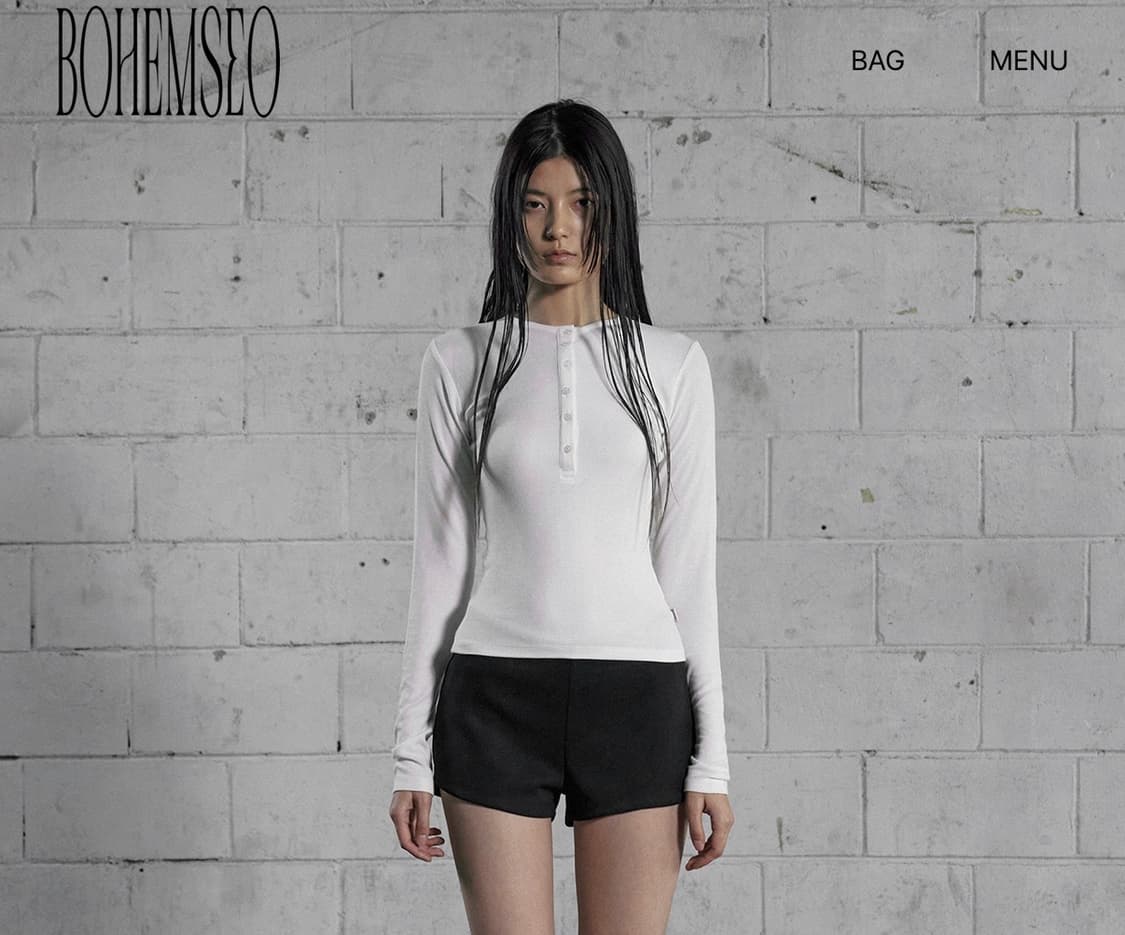 택있음) 보헤미안서울 라운드 버튼 슬리브 아이보리 상품이미지2