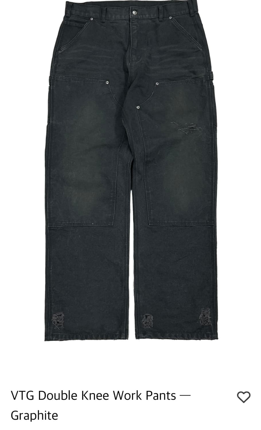 (2)qap 더블니 팬츠 vtg double knee work pants 상품이미지1