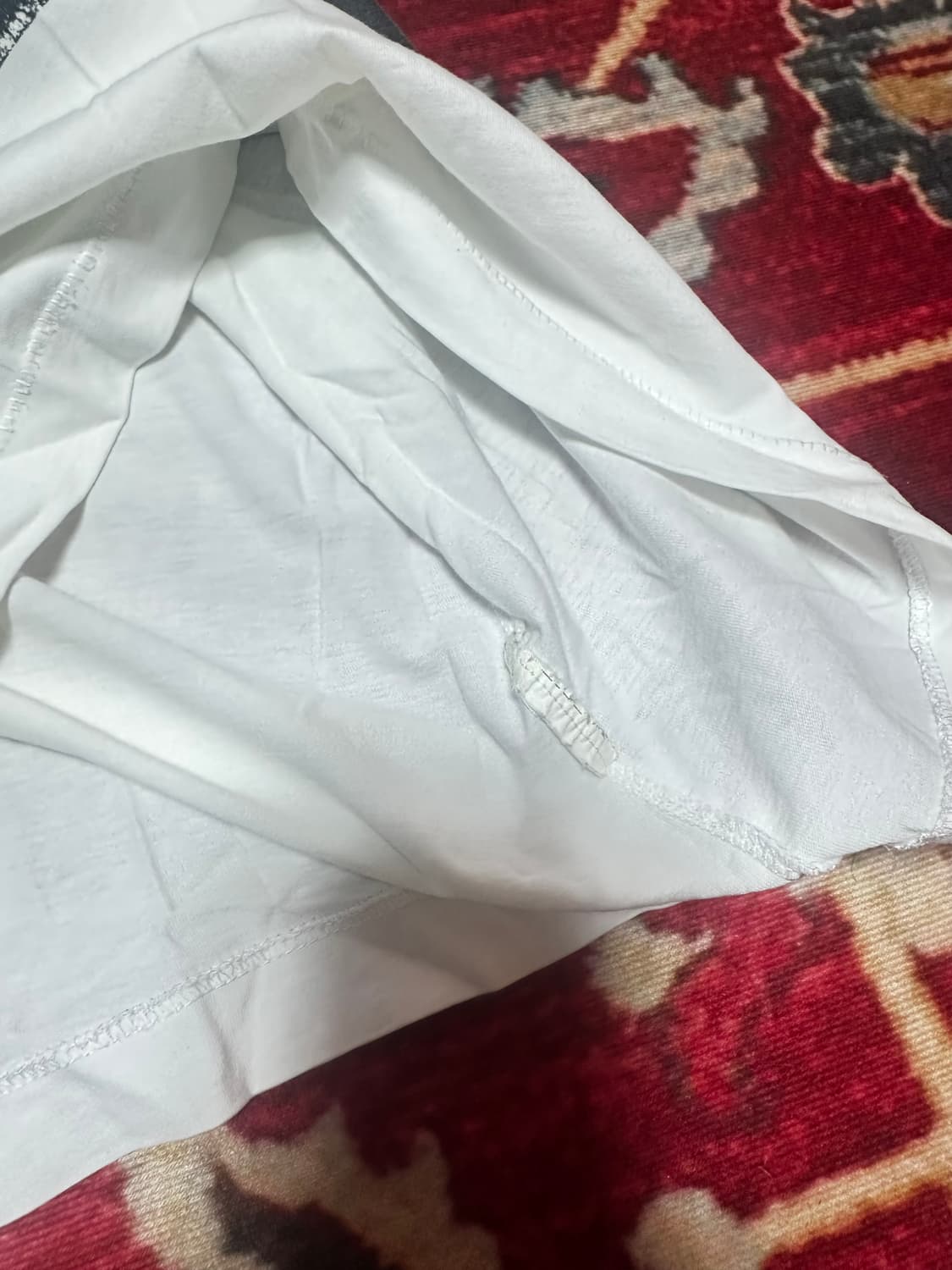 디젤 LOST FOR LIFE 화이트 프린팅 티셔츠 상품이미지4