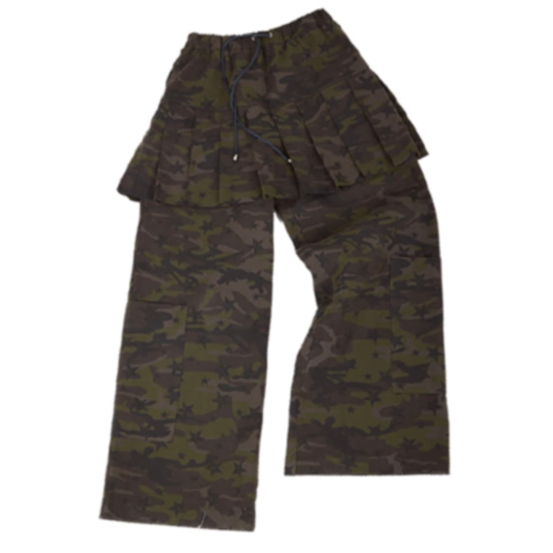 플러피하우스 Fluffy skirt pants deep green 상품이미지3