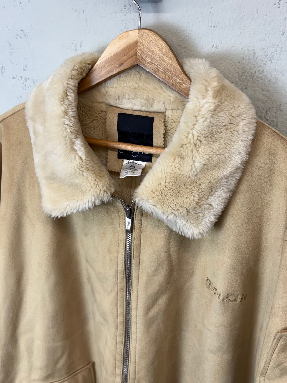 SeanJohn 션존 90s 올드스쿨 무스탕 자켓 상품이미지6