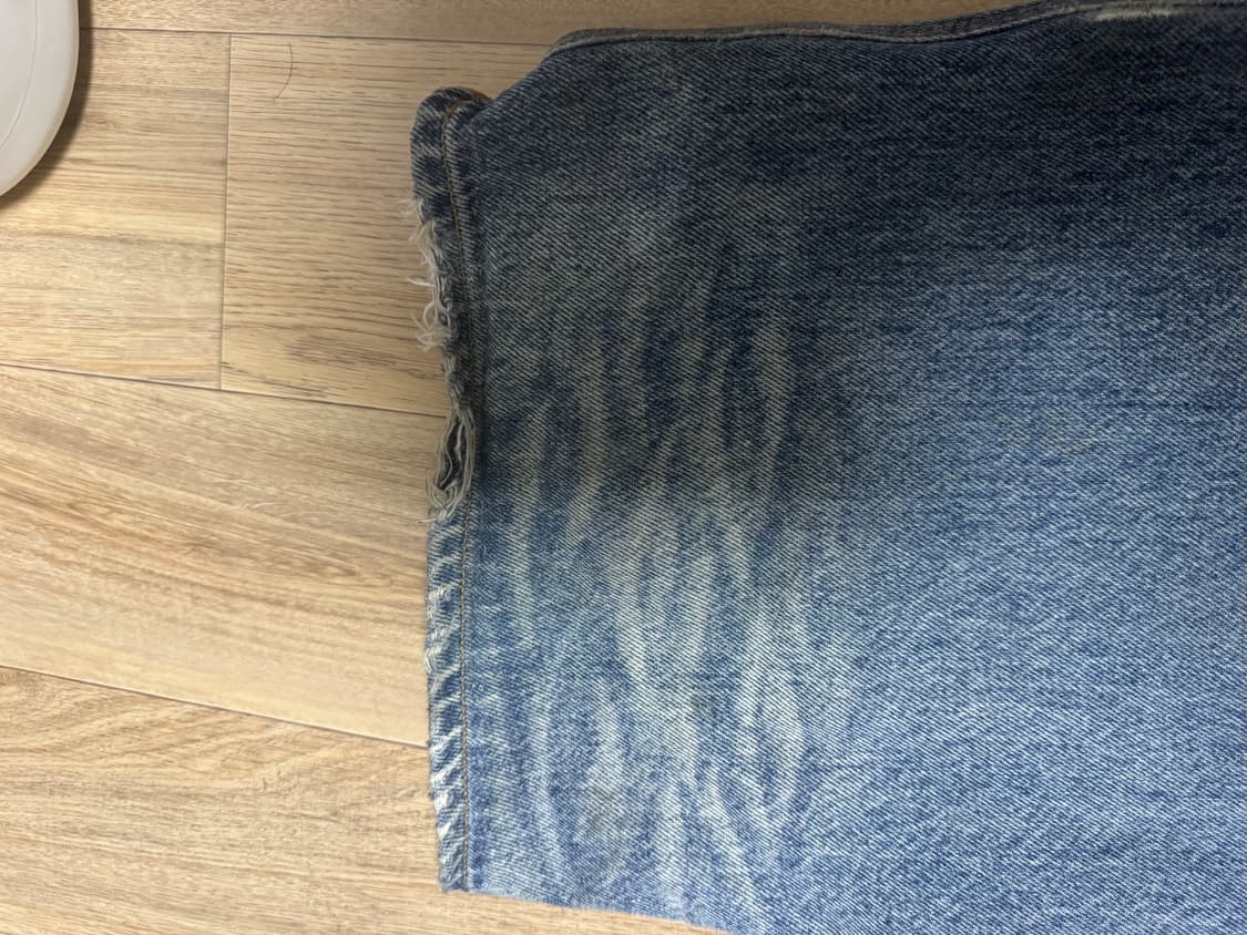 23fw 와이드 데님팬츠 미드 블루 s 사이즈 상품이미지7