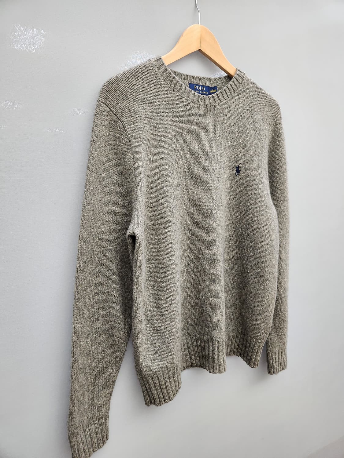 Polo 폴로 랄프로렌 메리노 울 그레이 니트 상품이미지2