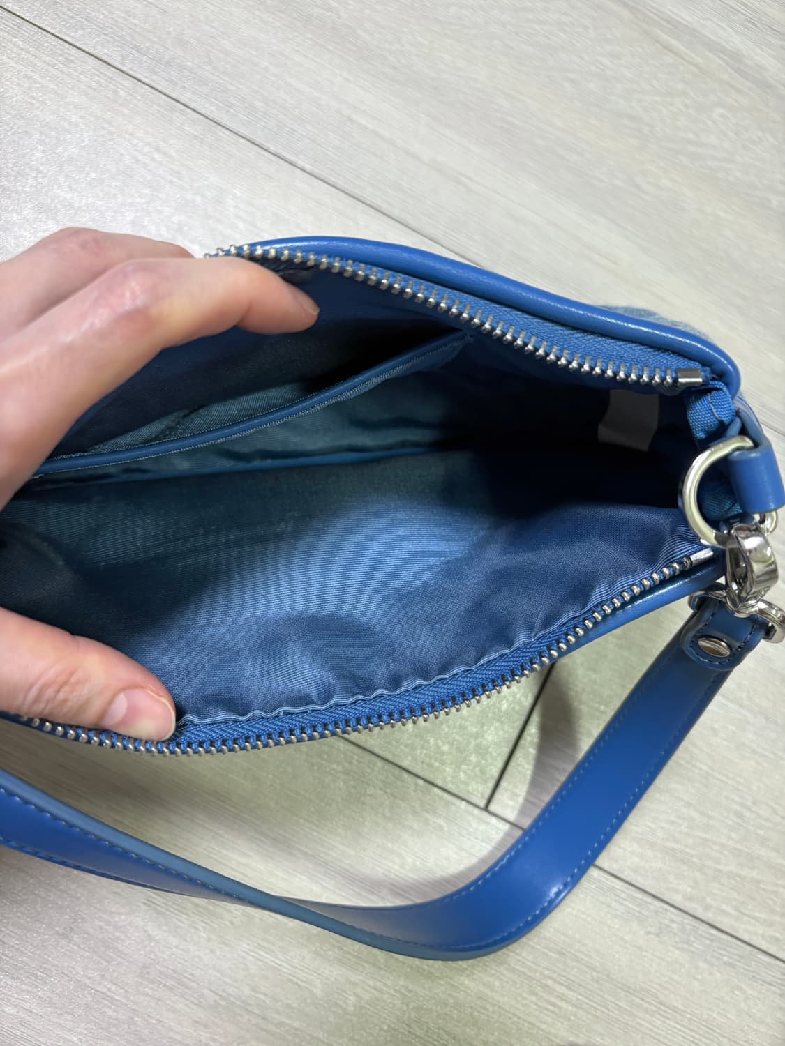 JW PEI 에바 숄더백 - 블루 데님 위브 상품이미지10