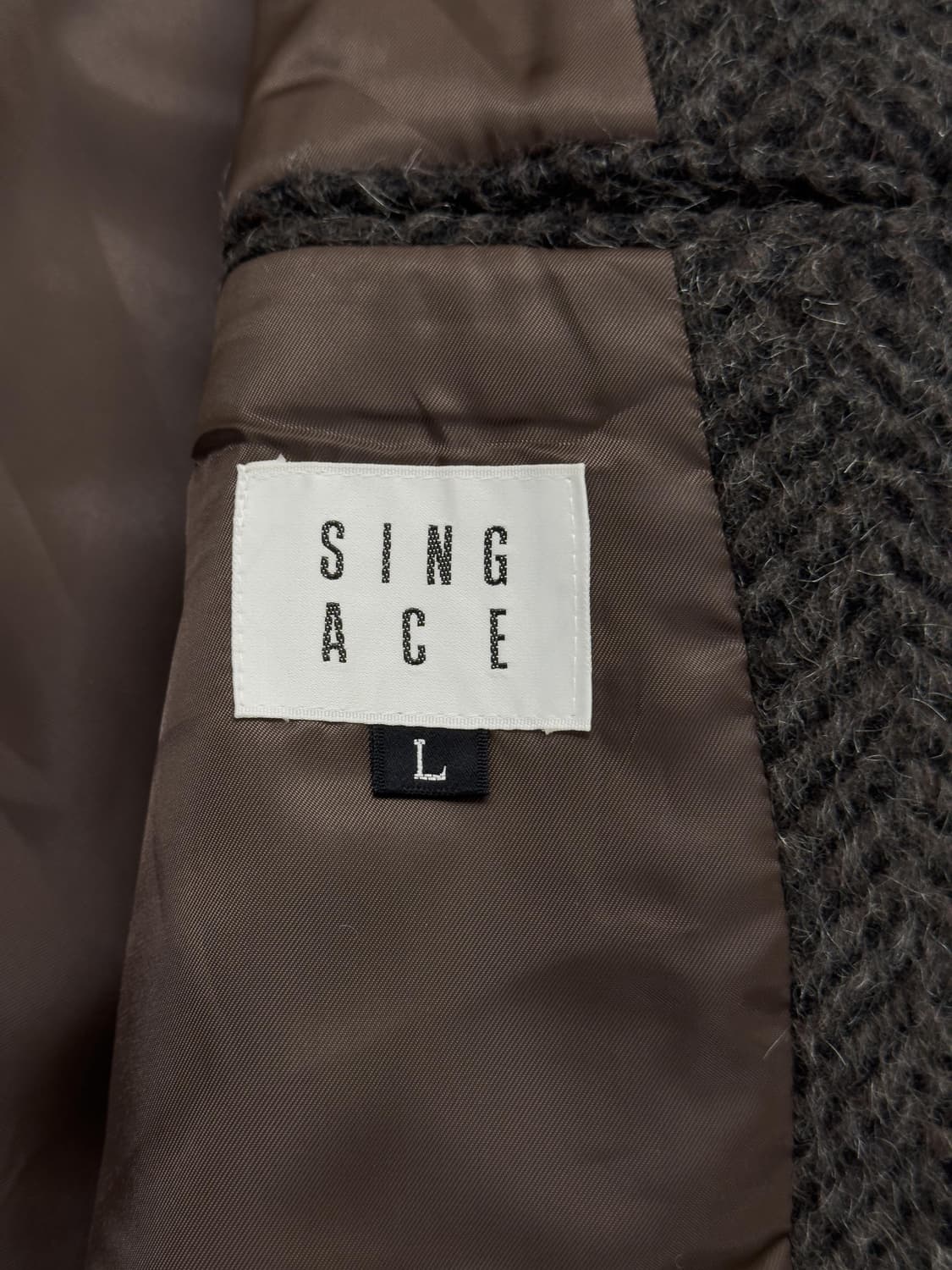 헤링본 트위드 코트 상품이미지6