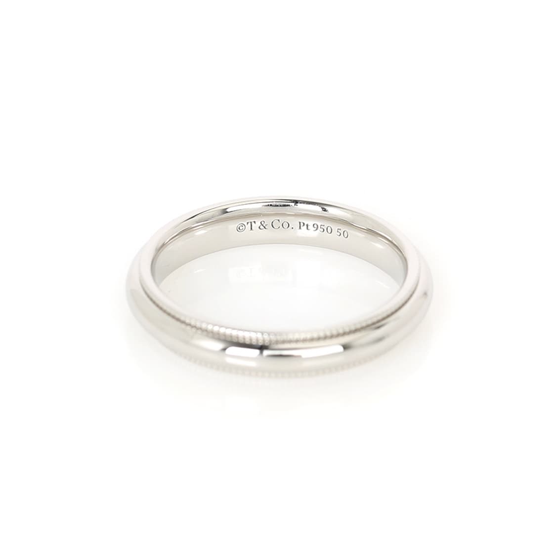 티파니 투게더 밀그레인 밴드링 4MM 플래티늄 반지 16호 상품이미지2