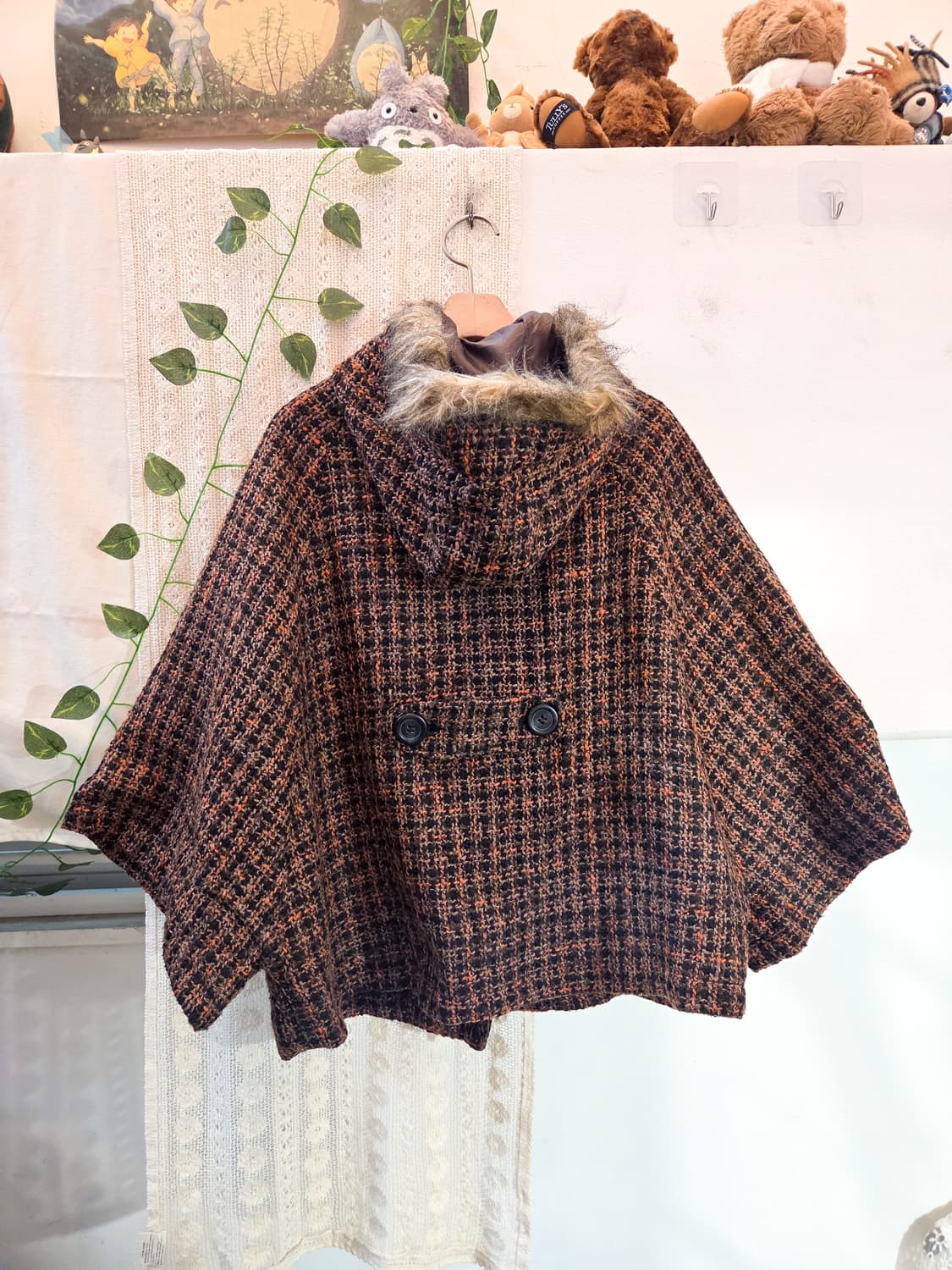 OLIVE DES OLIVE 토글 버튼 케이프 코트 상품이미지4