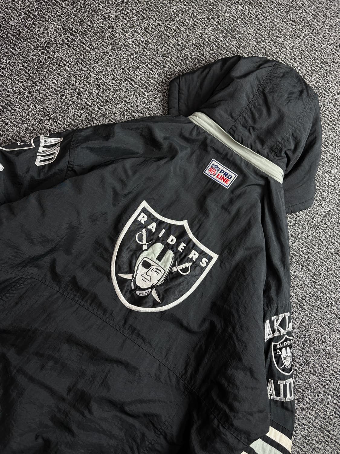 NFL 오클랜드 레이더스 스타터 올드스쿨 자켓 3688 상품이미지7