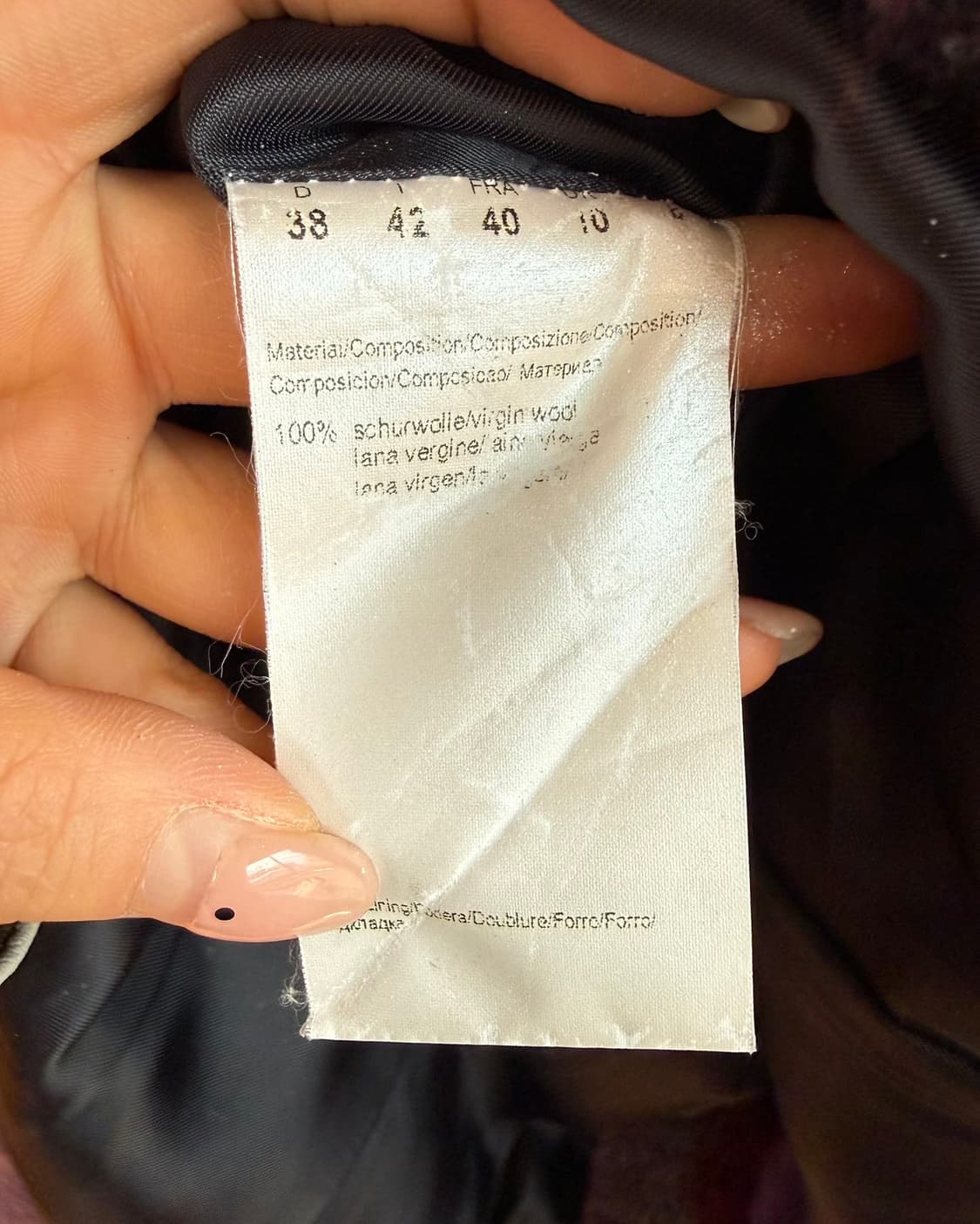 휴고 보스 바이올렛 멀티 울 코트 상품이미지9