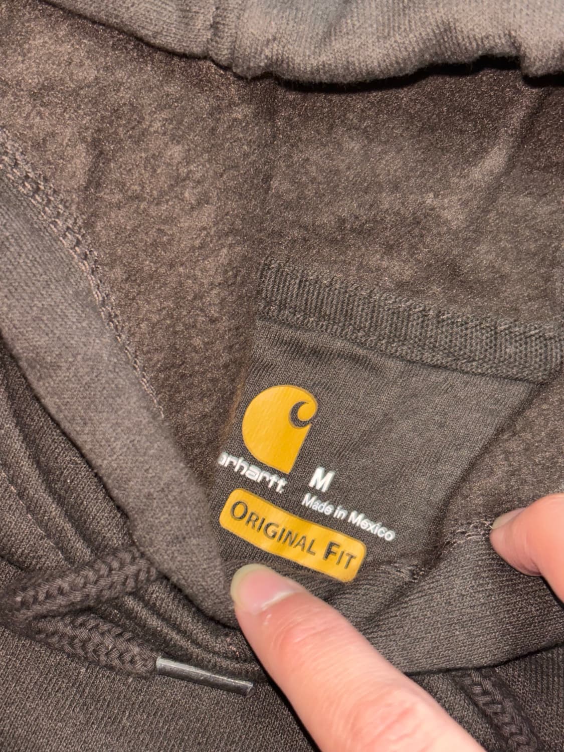 칼하트 브라운 후드티  상품이미지6