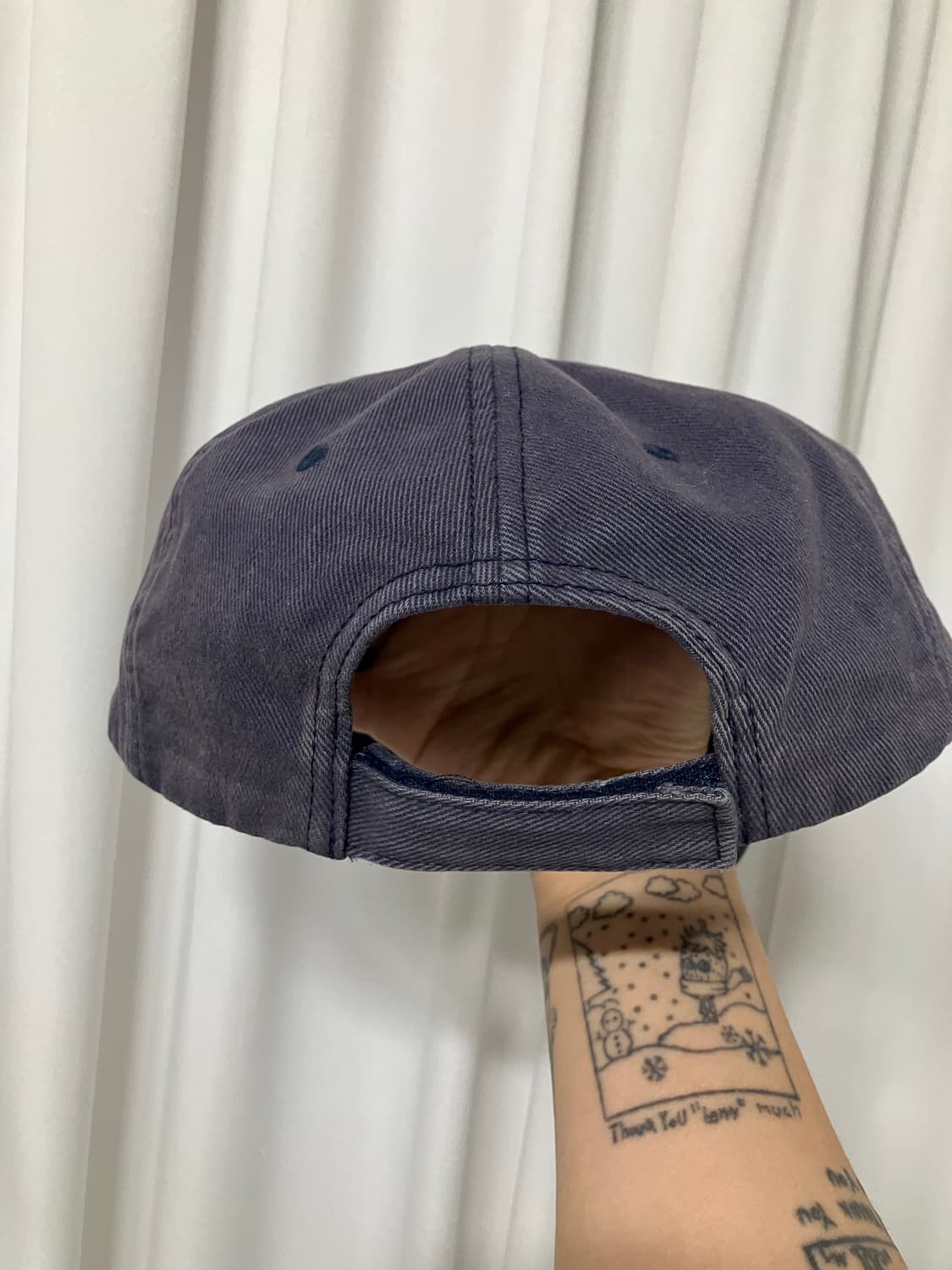 발렌시아가 18FW볼캡 네이비 상품이미지4