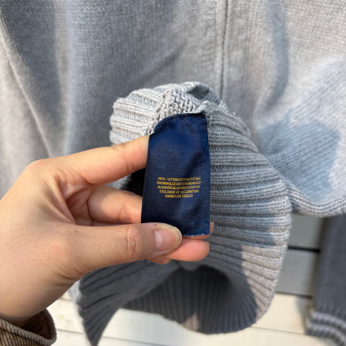 Polo 폴로 빅포니 니트 집업 상품이미지8