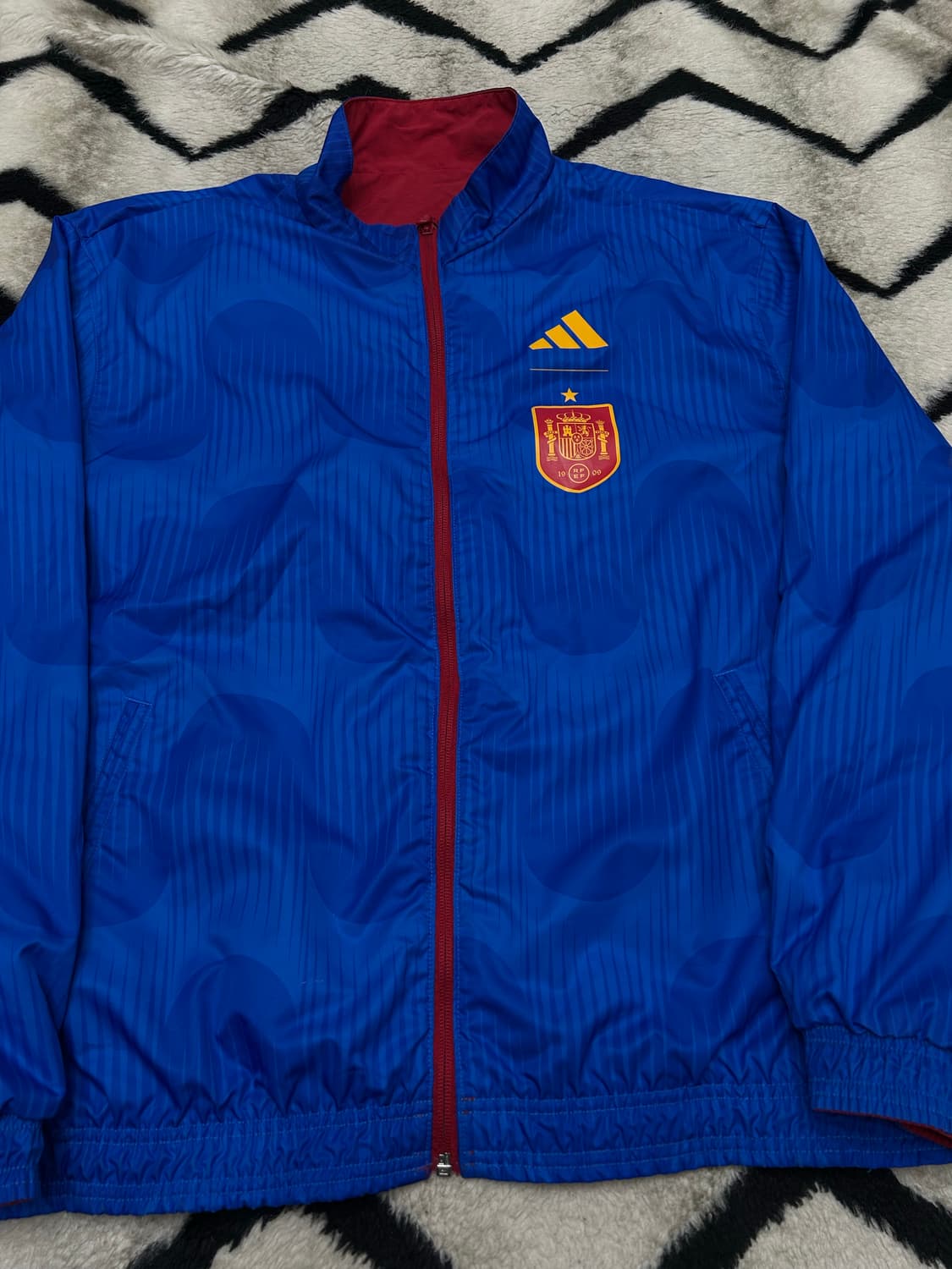 [XL]아디다스 22-23 스페인 앤섬 양면 바람막이 상품이미지3