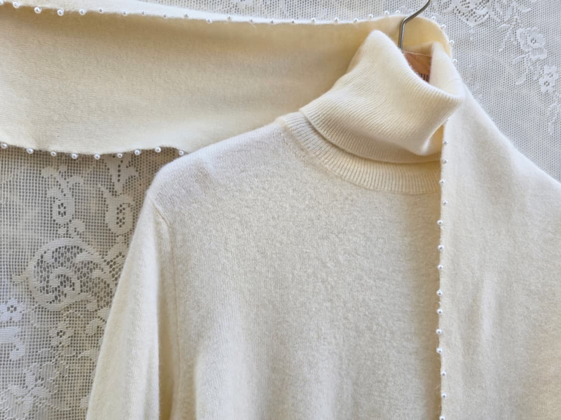 빈티지 이태리제 램스울 니트 상품이미지4