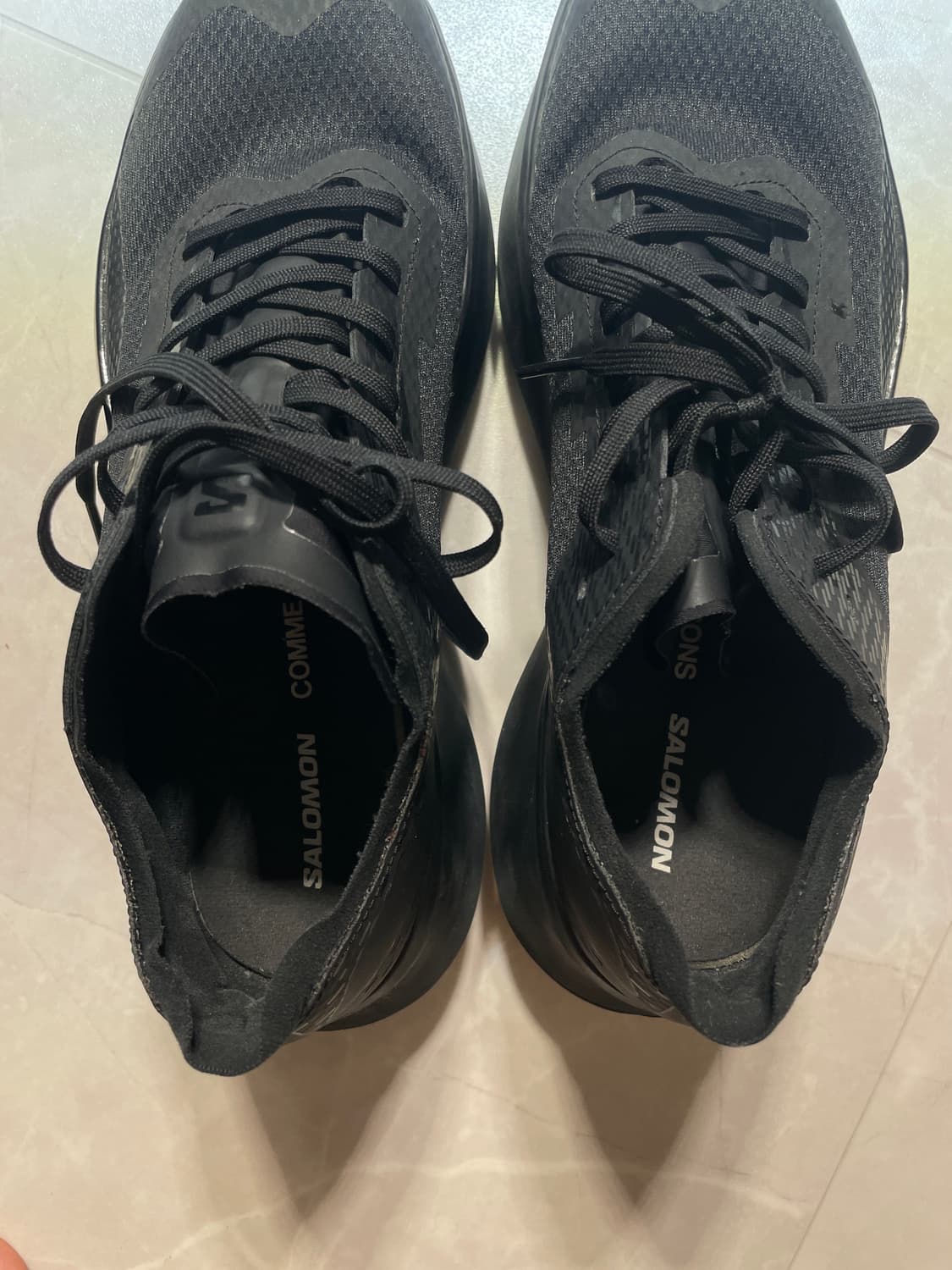 살로몬 x 꼼데 Phantasm Platform black 상품이미지3