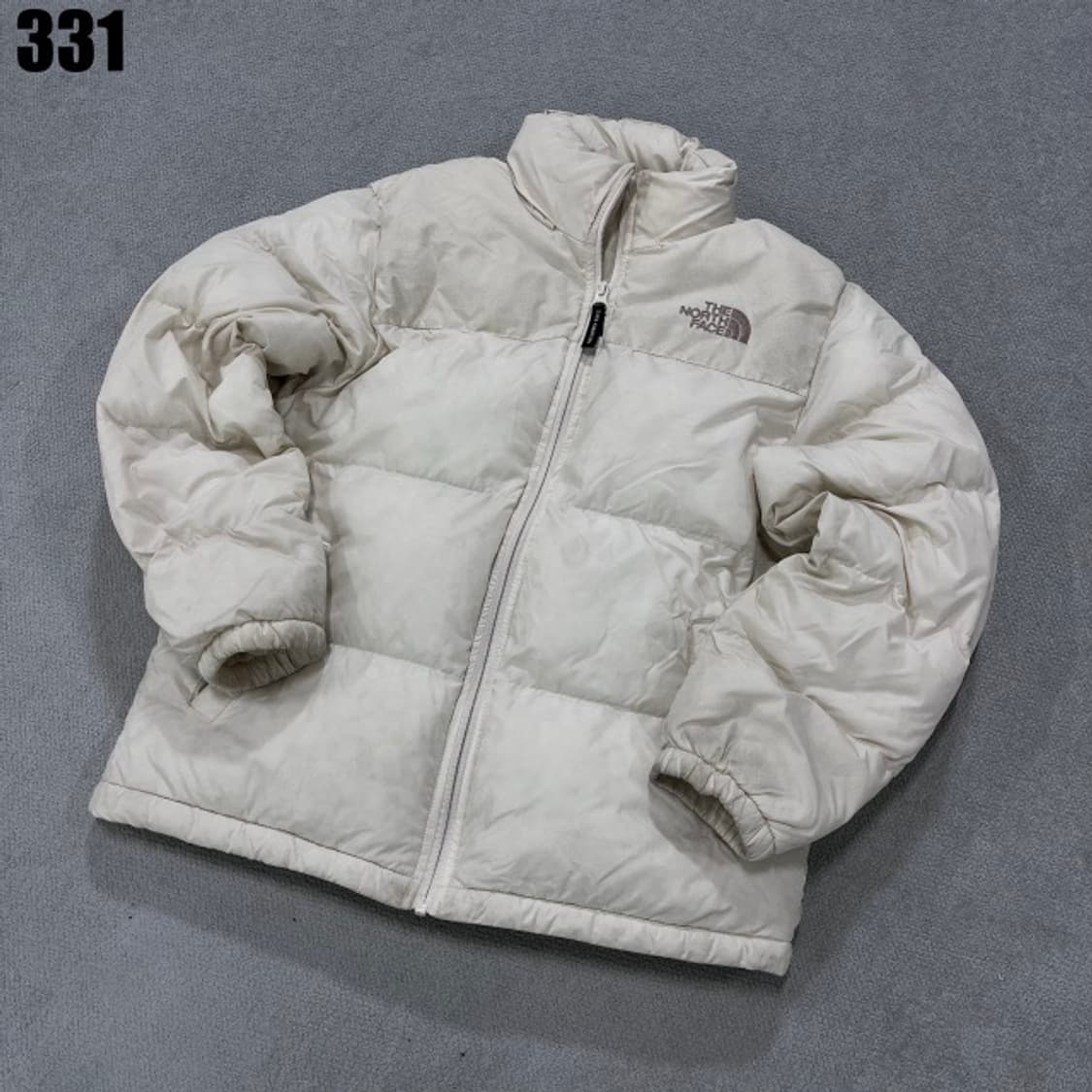노스페이스 화이트 패딩 아동용 상품이미지1