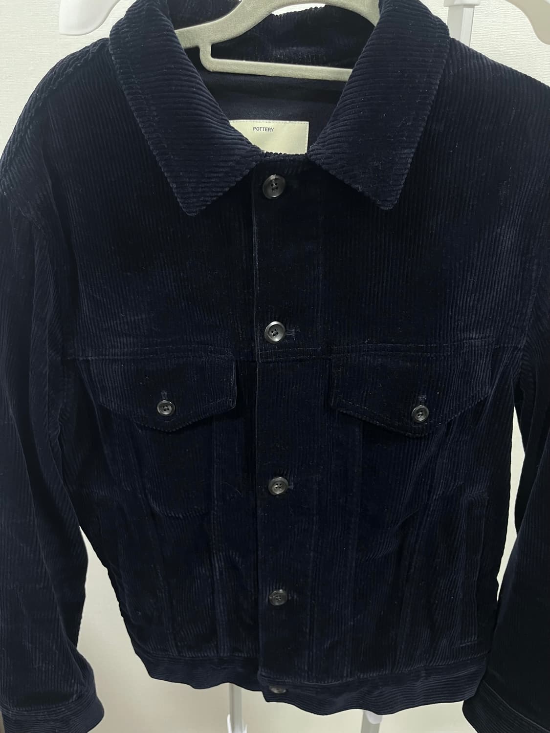 23FW 포터리 코듀로이 트러커 네이비 1 사이즈 상품이미지3