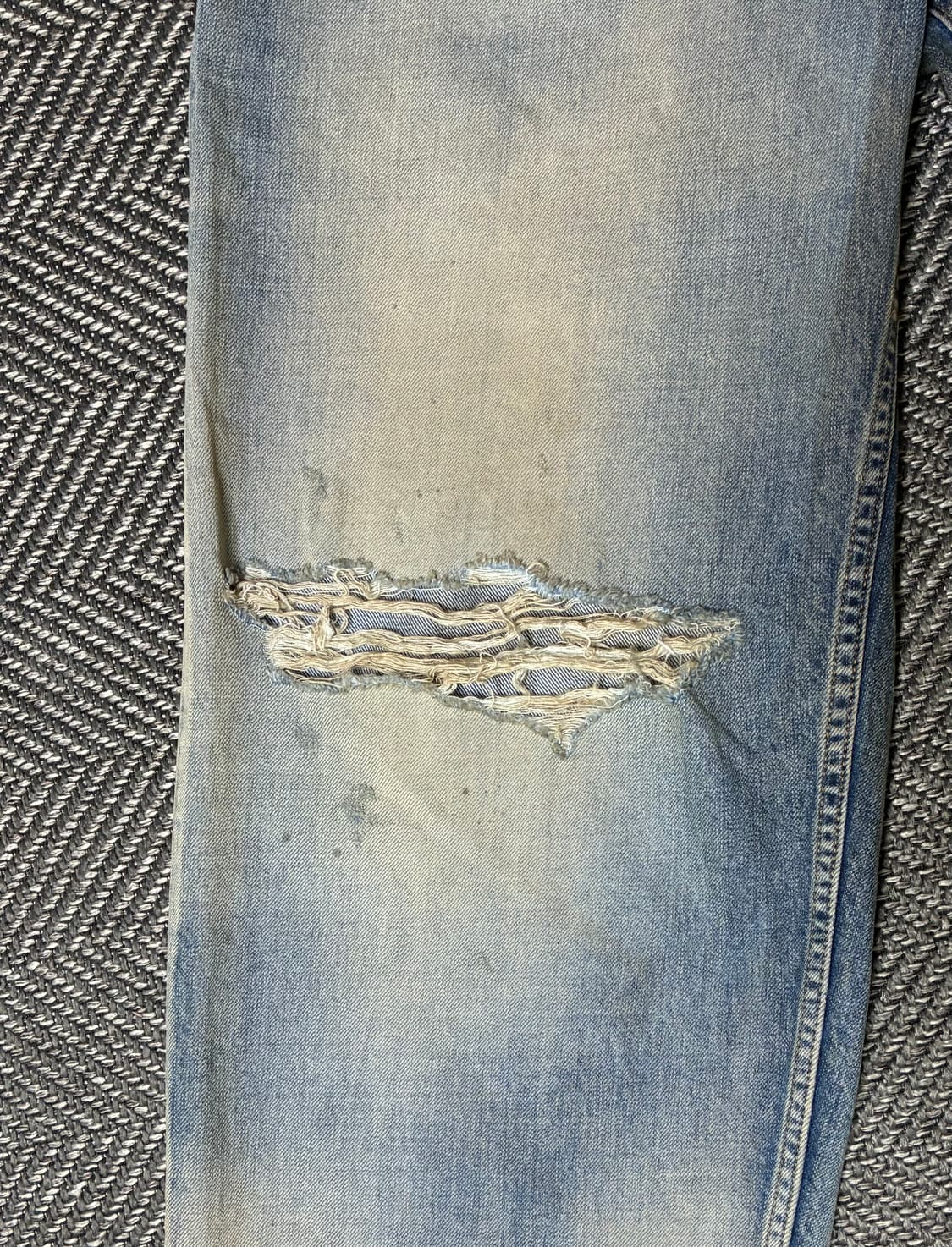 1) ancellm UNEVEN 5P DENIM PANTS 상품이미지4