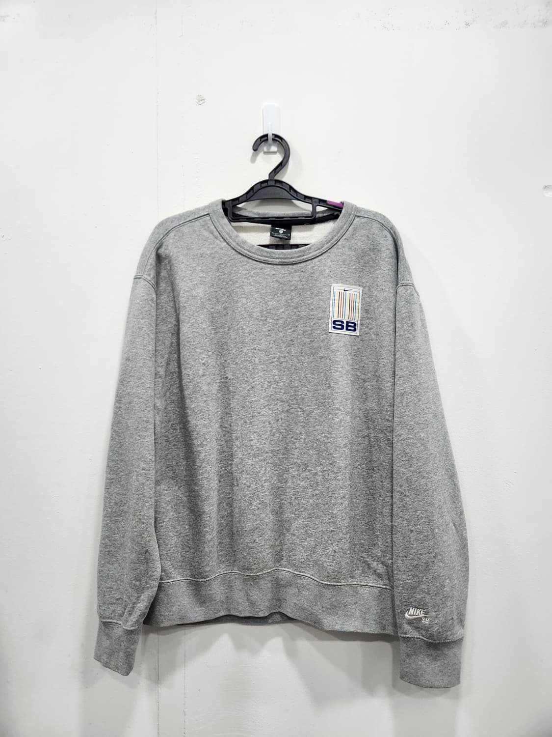 나이키 SB 회색 맨투맨 기모 M 상품이미지1