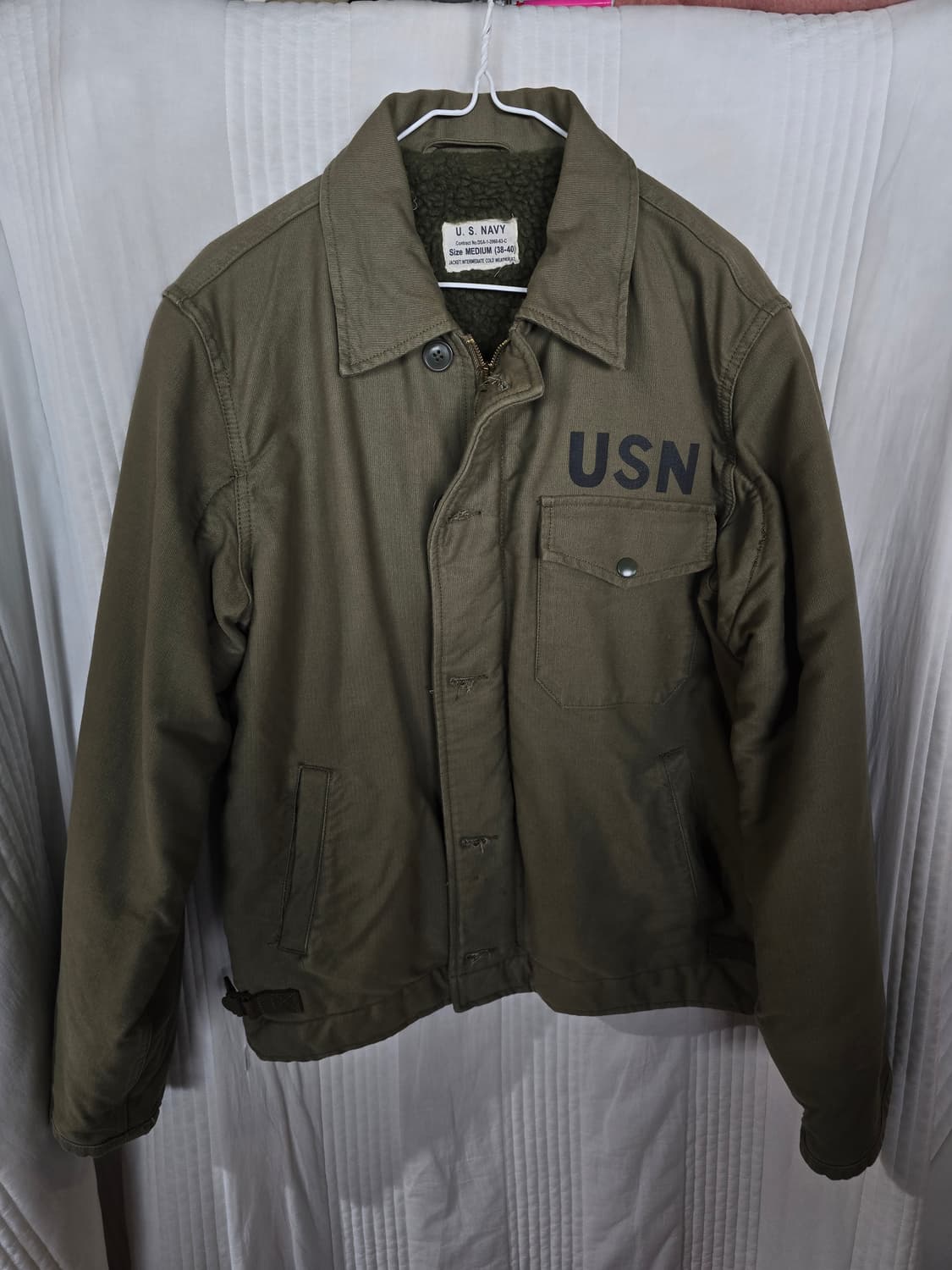 미해군 USN 겨울자켓 상품이미지2