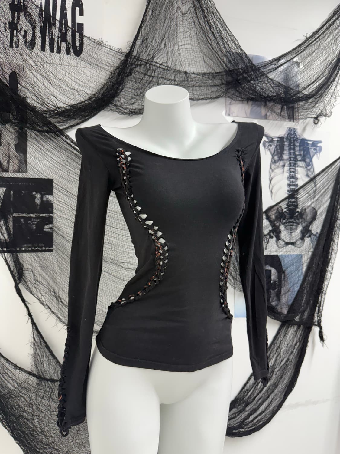 Basic cutting twist longsleeve 상품이미지2