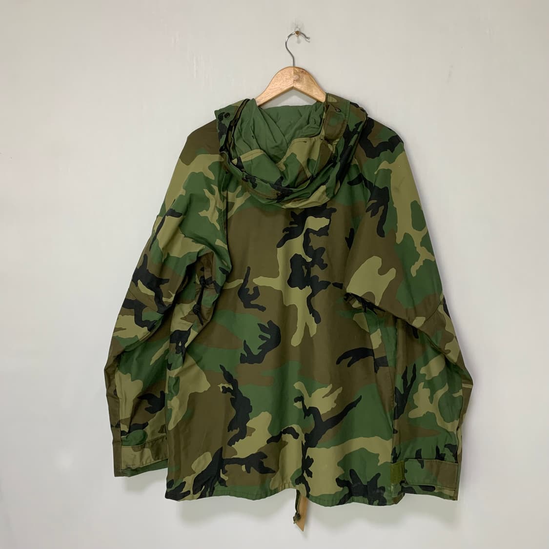 USA 빈티지 오버핏 베이프맛 카모 후드 바람막이 자켓 고프코어 아메카지 상품이미지5