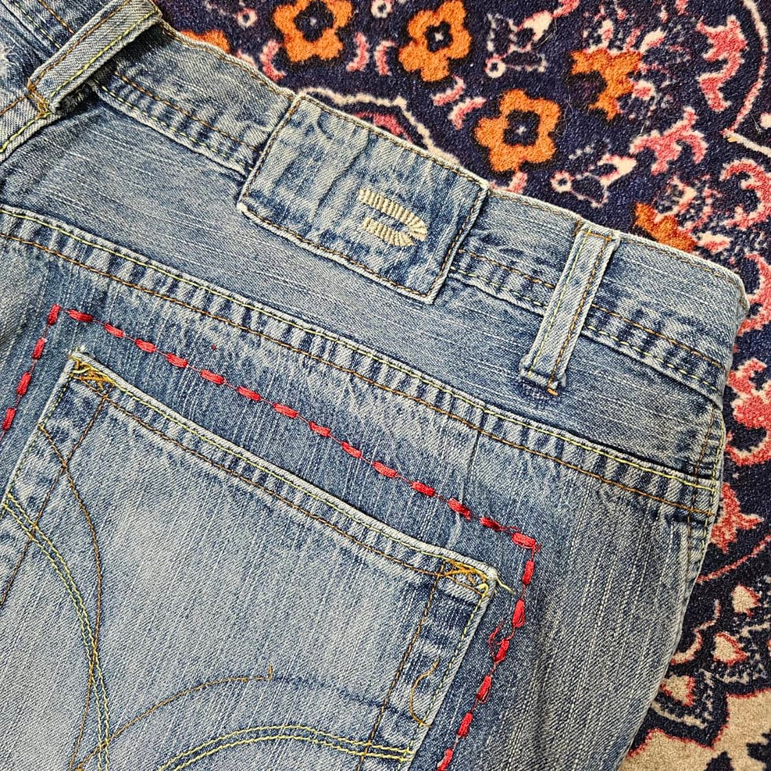 디젤(Diesel) 빈티지 스티치 데님 팬츠 38 상품이미지4