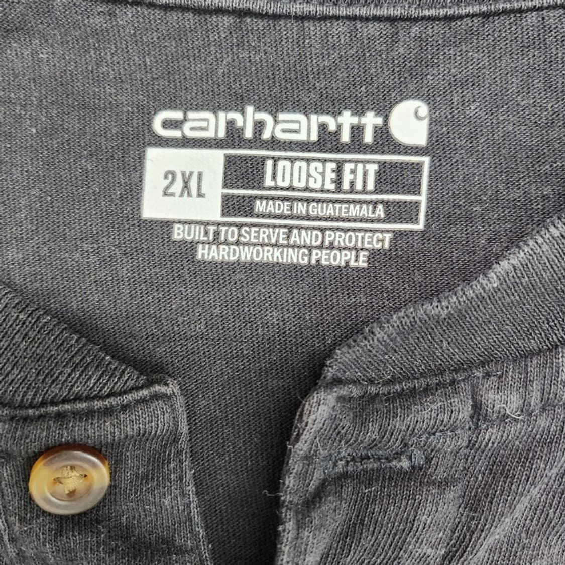 CARHARTT 헨리넥긴팔 티 Men 2XL 상품이미지4