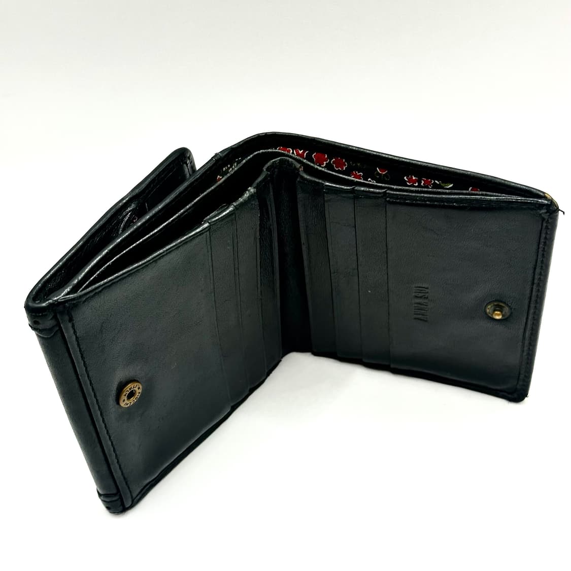 Annasui Lace punching black wallet. 상품이미지5