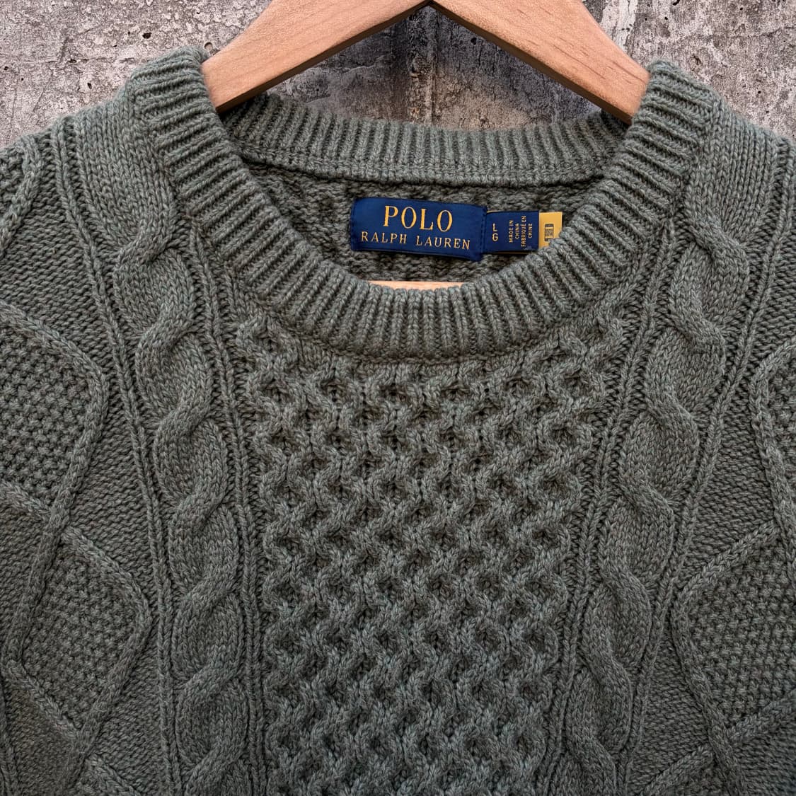 폴로 랄프로렌 케이블 니트 스웨터 L 100 신형 0206 상품이미지2