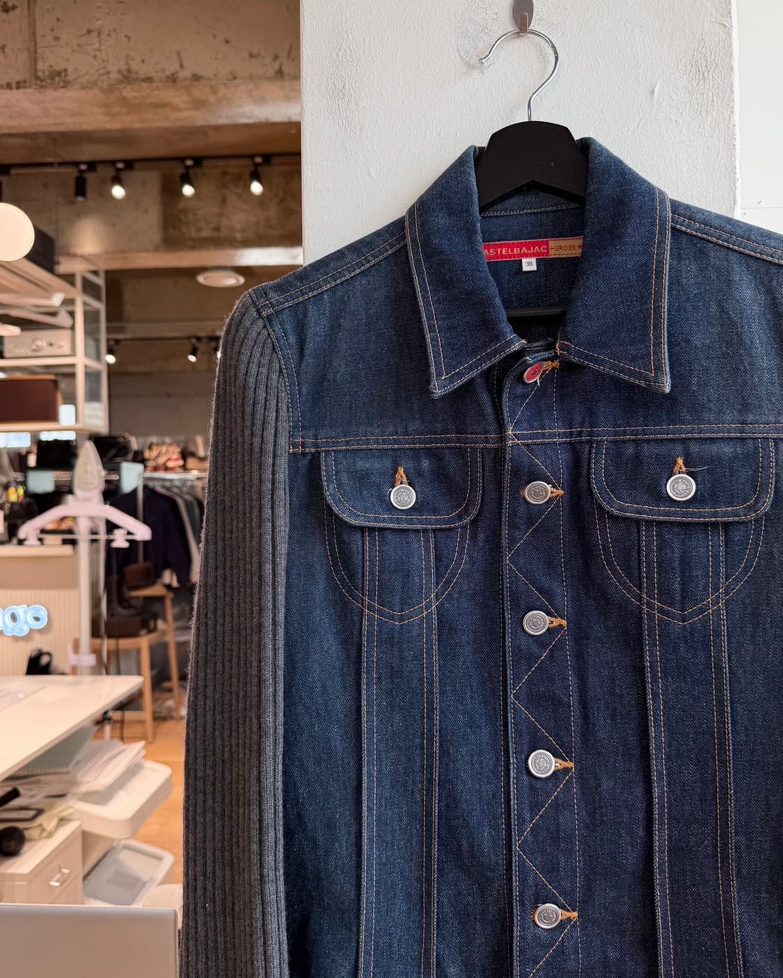 카스텔바작 히어로즈 니트 데님 자켓  상품이미지4