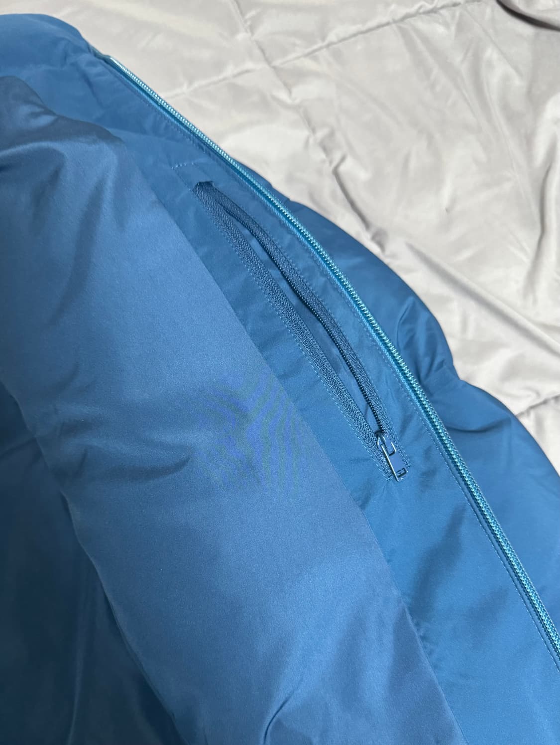 유니클로 패딩 블루 상품이미지5