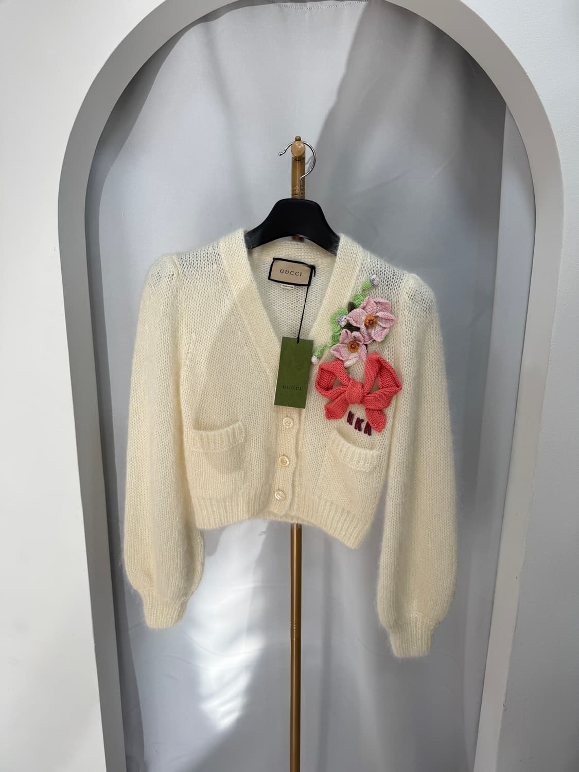 새상품 백화점판 구찌 모헤어 가디건 XS 상품이미지1