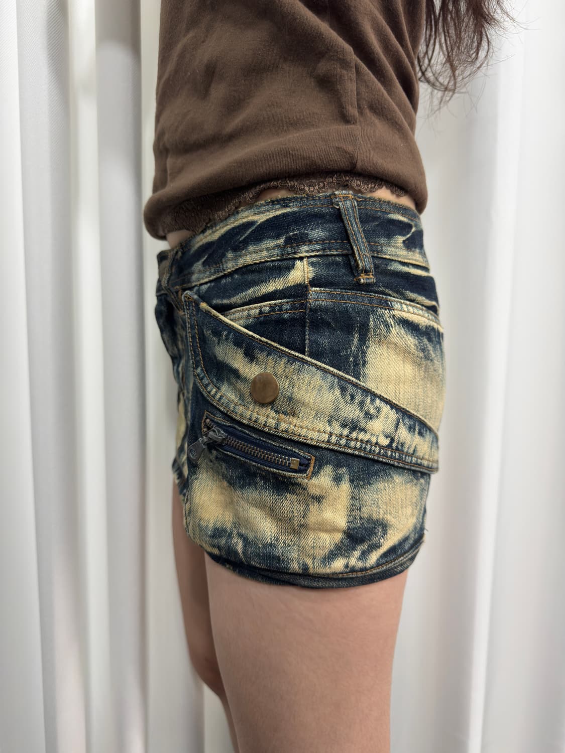 denim mini skirt 상품이미지4