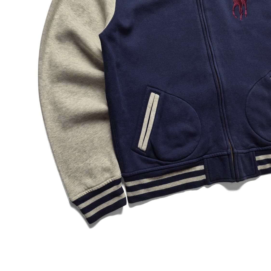 [L] 폴로 랄프로렌 빅포니 바시티 집업자켓 상품이미지4